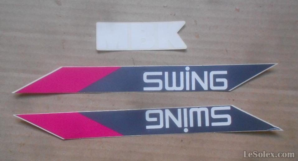 Autocollant swing