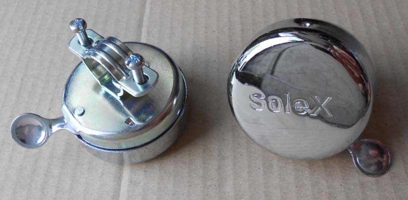 Sonnette solex logo embouti