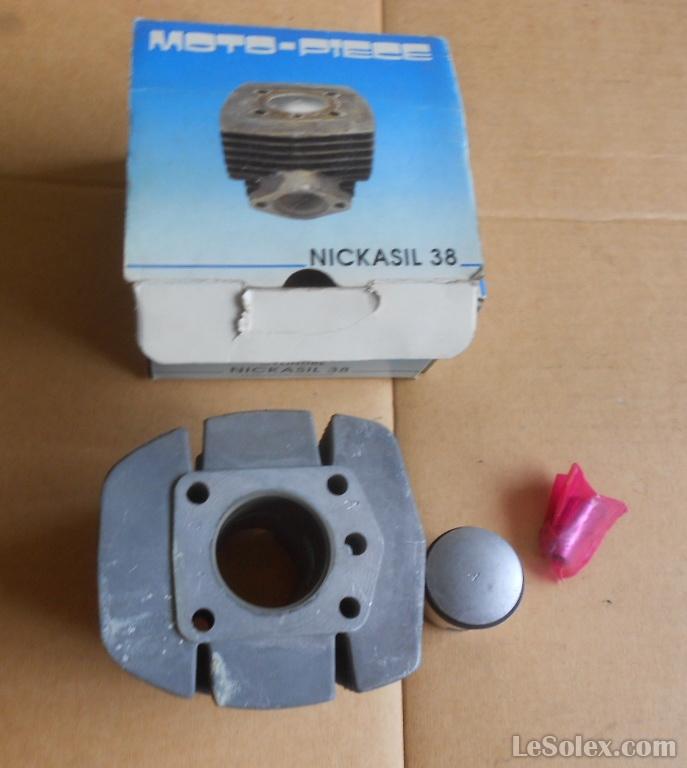 cylindre + piston neuf motobecane 88 nickasil 38