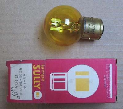 ampoule 6V 1A BA21D